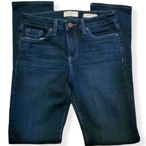 Jessica Simpson🪶 arrow straight dark wash denim jeans, size 26